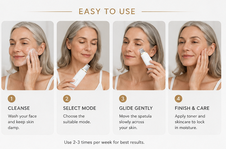 Glow Haven Ultrasonic Skin Scrubber